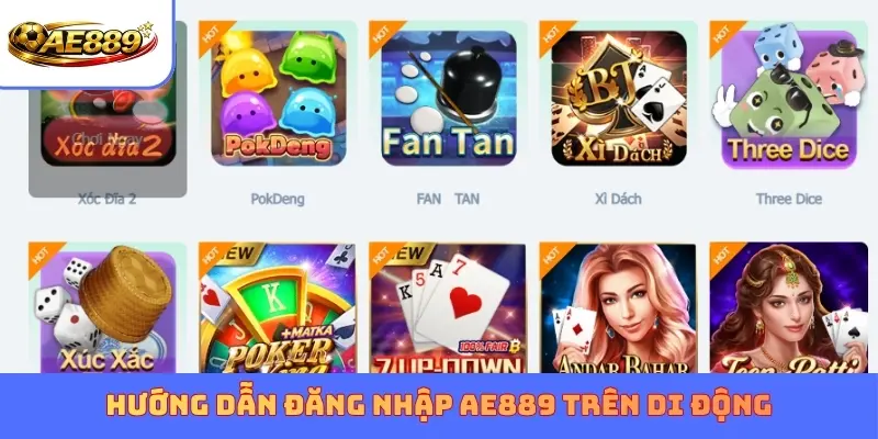 Hướng dẫn đăng nhập AE889 trên di động