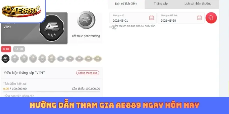 Hướng dẫn tham gia AE889 ngay hôm nay