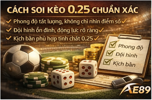 kèo 0.25