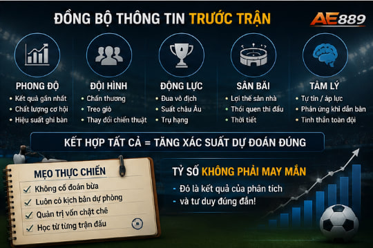 Dự đoán tỷ số bóng đá